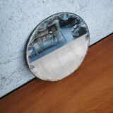 Round beveled mirror to install