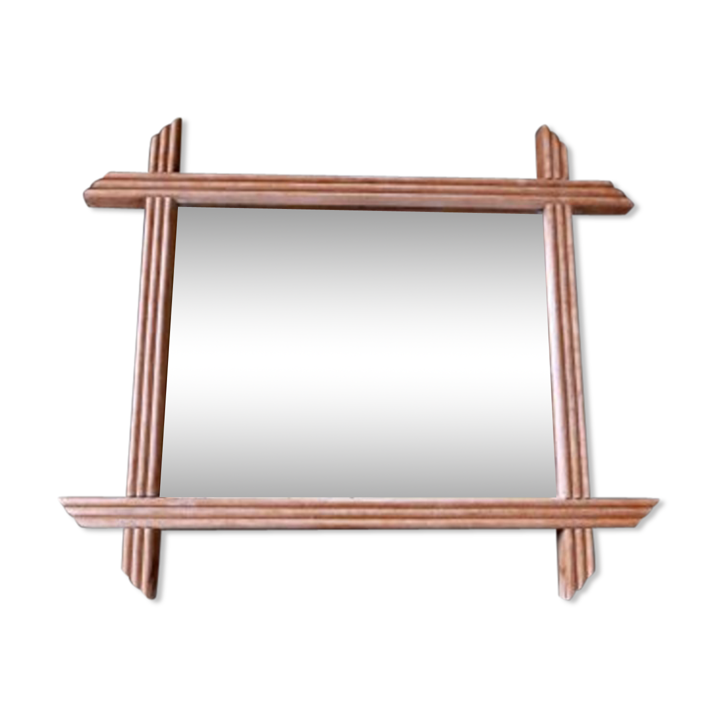 Former mirror wooden 37 x 43 cm