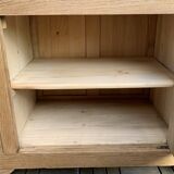 9-drawer art deco sideboard in solid raw oak