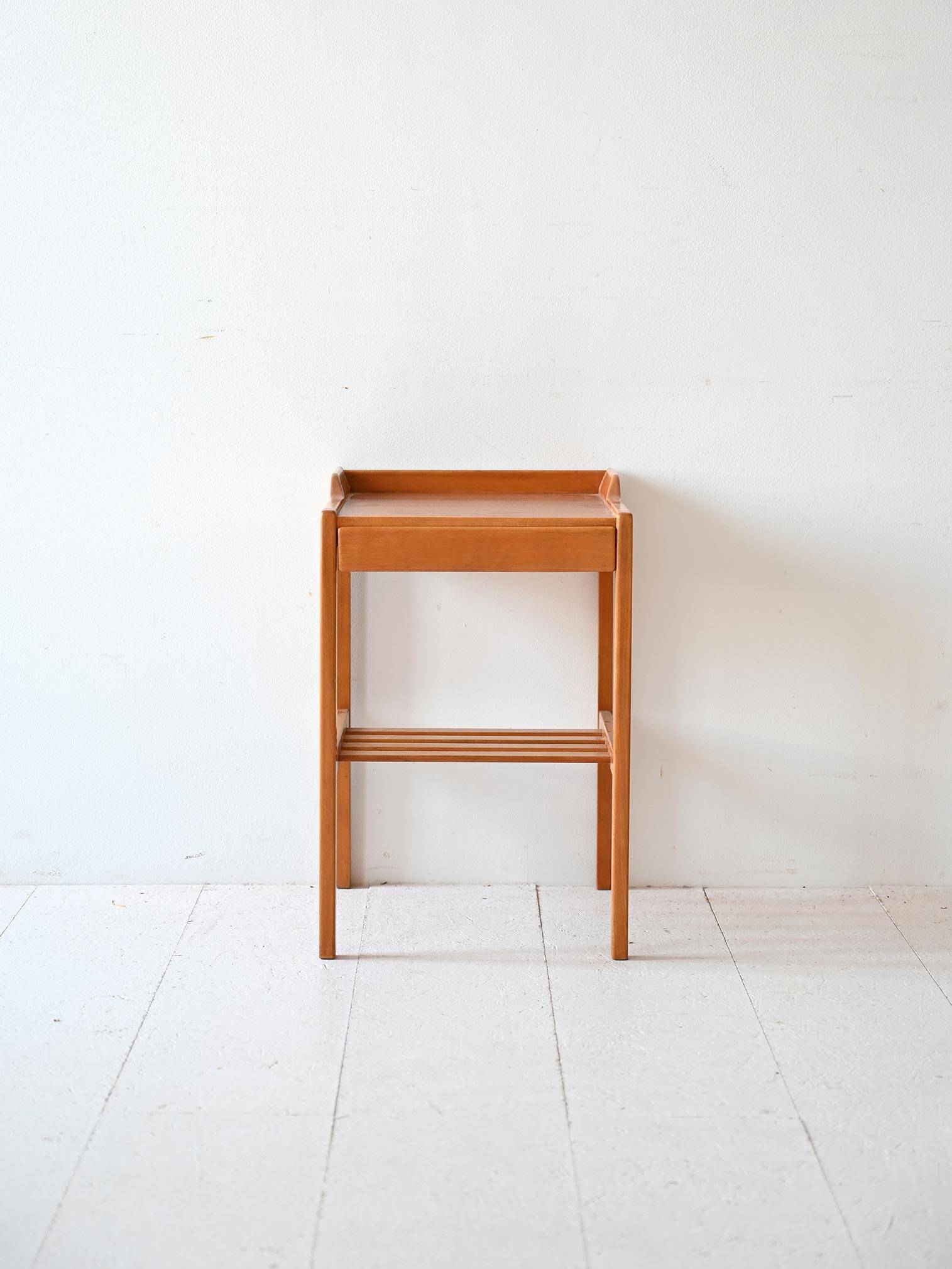 Table de chevet scandinave en teck