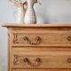 Antique solid wood commode