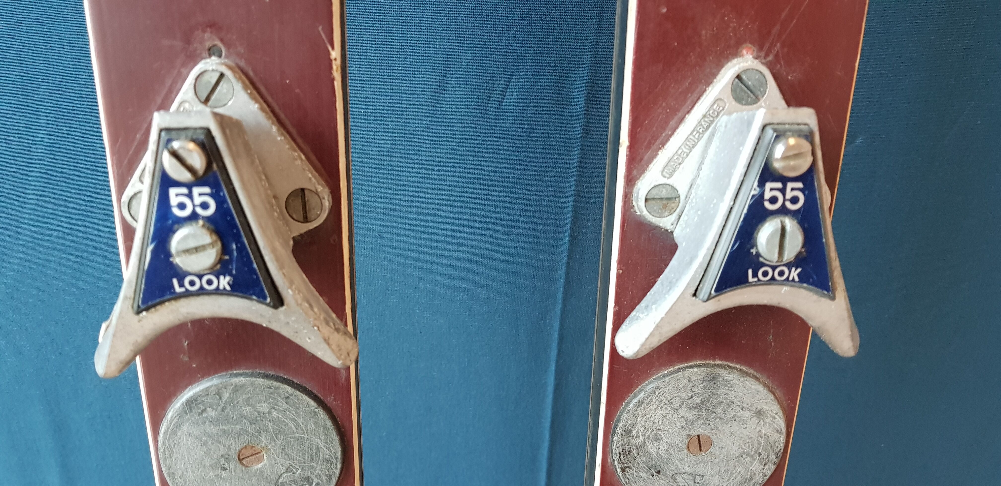 Vintage pair of ski team France