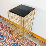 1950 Golden brass paper serving