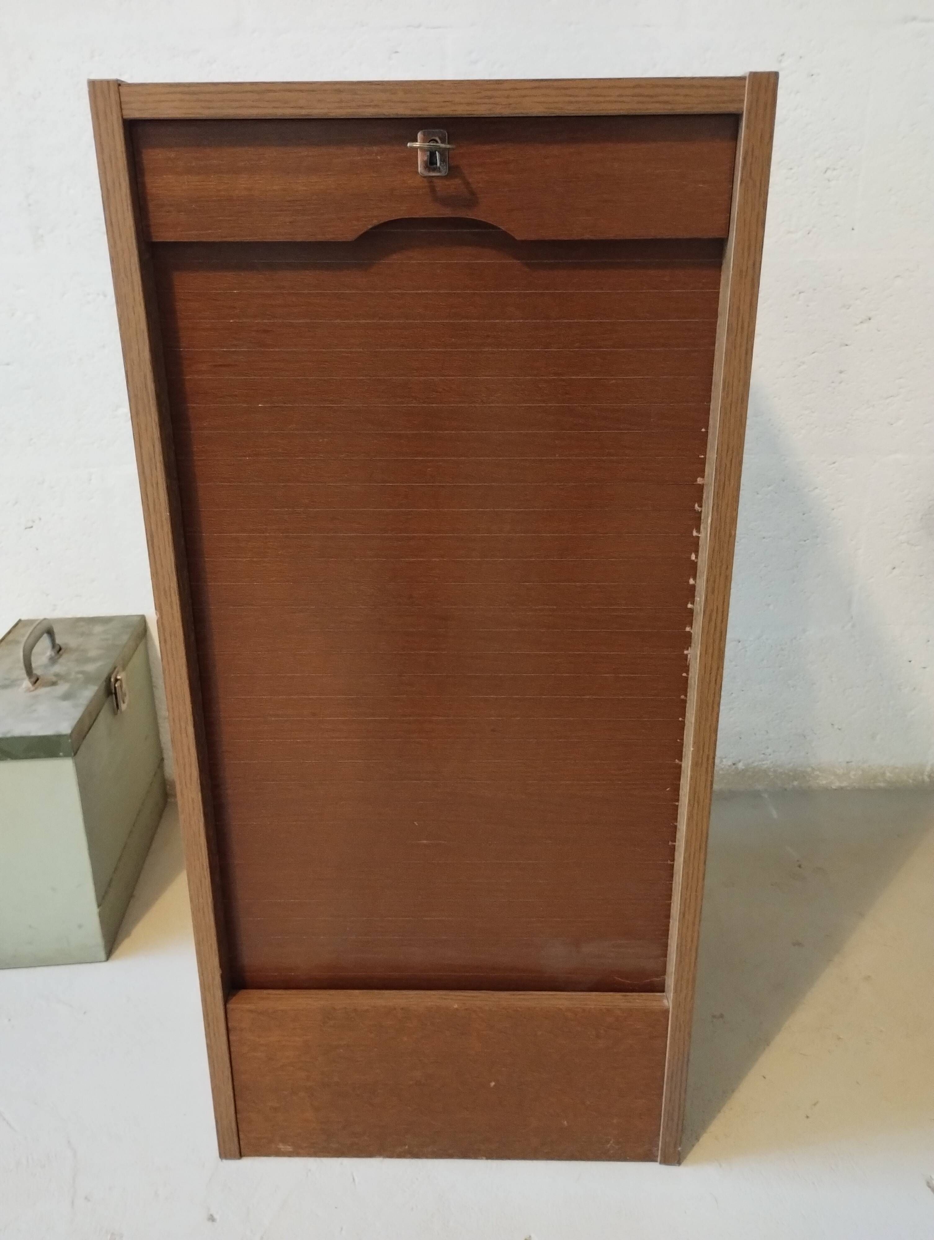 vintage wooden curtain cabinet 4 levels 42x38x88 cm