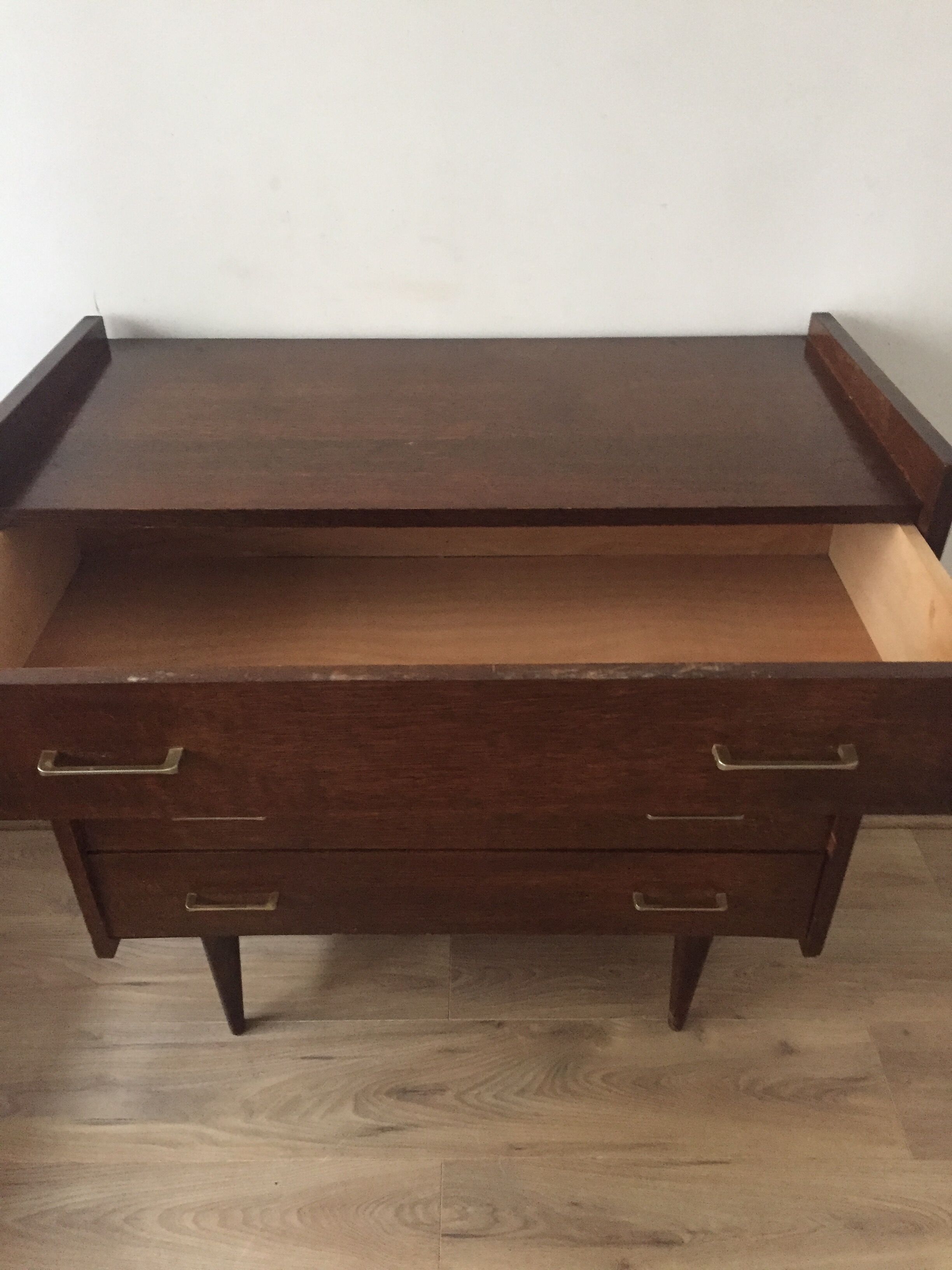 Commode vintage pieds compas année 50/60