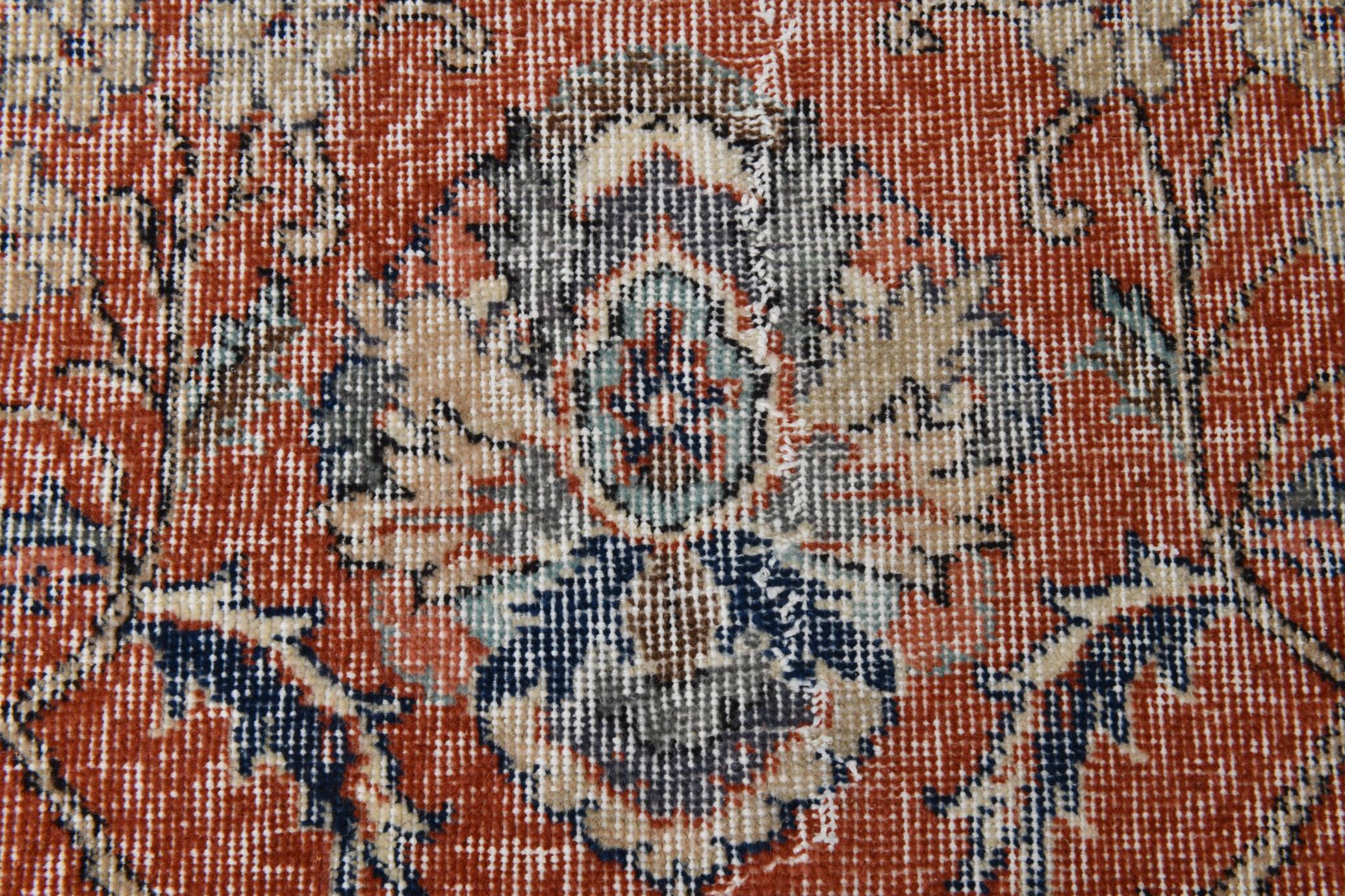 8x12 Persian Red & Blue Floral Persian Rug, Rugs For Living Room, 260x366Cm