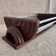 Art Deco fruit bowl in wood and aluminium