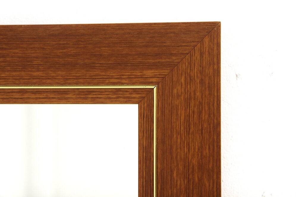 Scandinavian teak mirror, Sweden, 1960, 111cm x 58cm