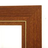 Miroir scandinave en teck, Suède, 1960, 111cm x 58cm