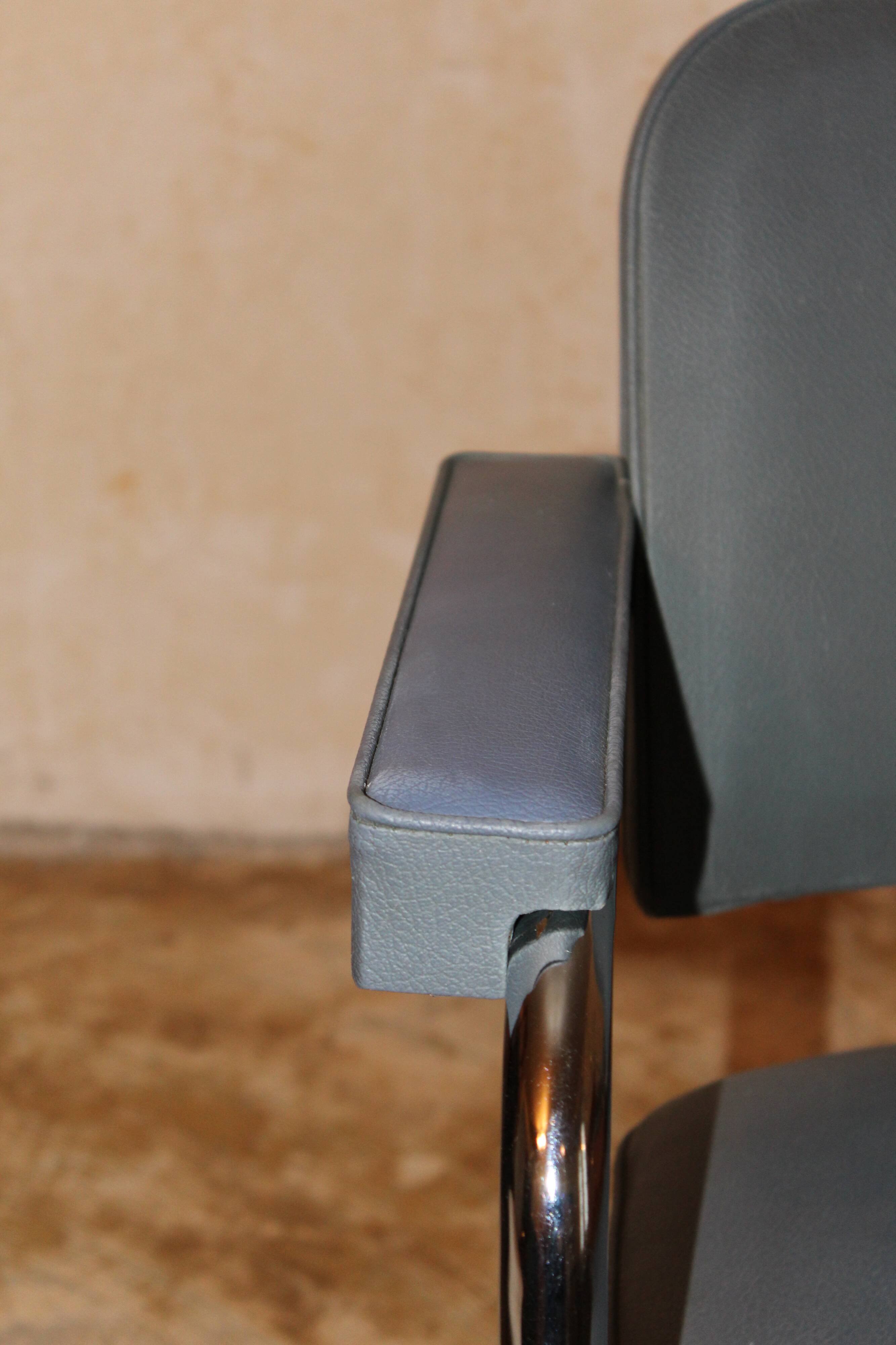 Vintage industrial Roneo armchair