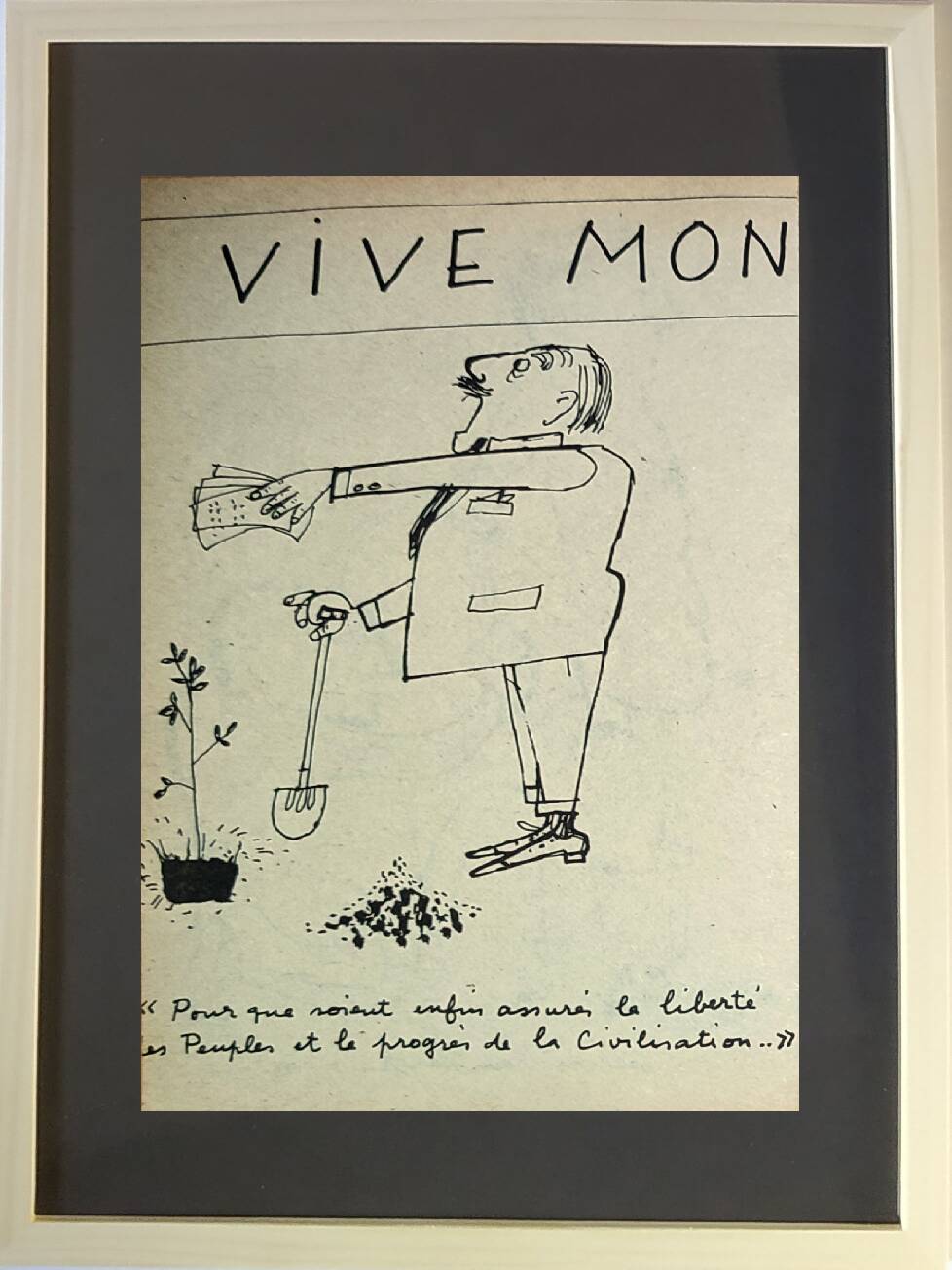 Daninos illustration from 1962 "France...The program"