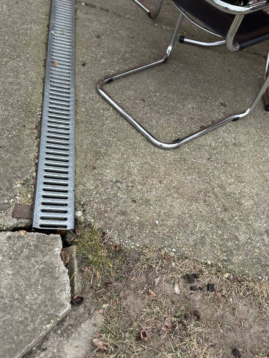 Italian round Effezeta dining table with chairs, 1990s, set of 5