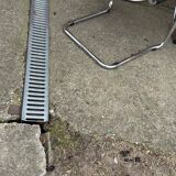 Italian round Effezeta dining table with chairs, 1990s, set of 5