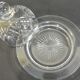 Webb Corbett crystal butter dish / vintage