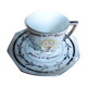 Ancient Cup And Saucer In Porcelain First Communion