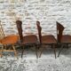 Lot de huit chaises bistrot depareillées