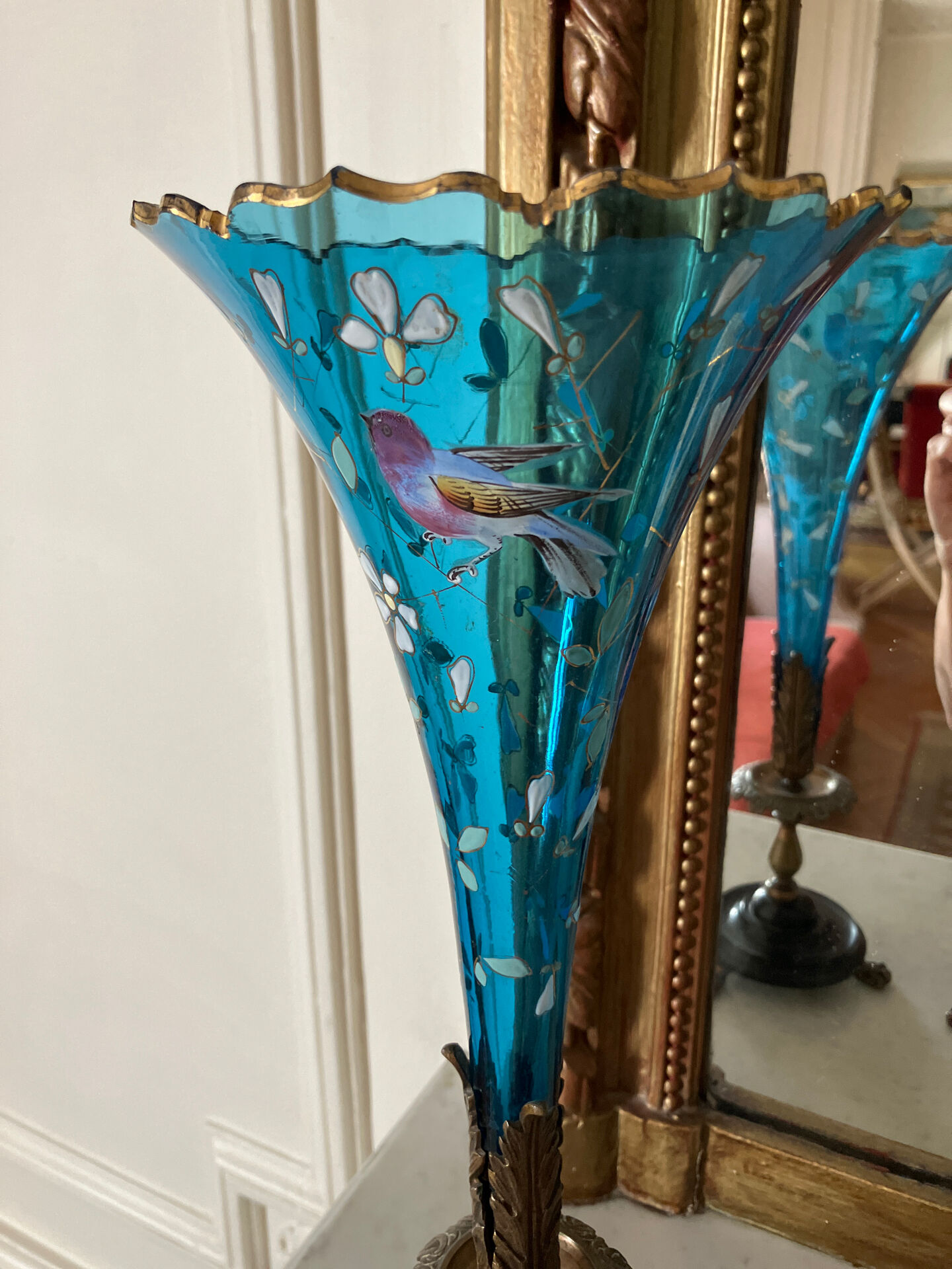 Napoleon III tulip vases