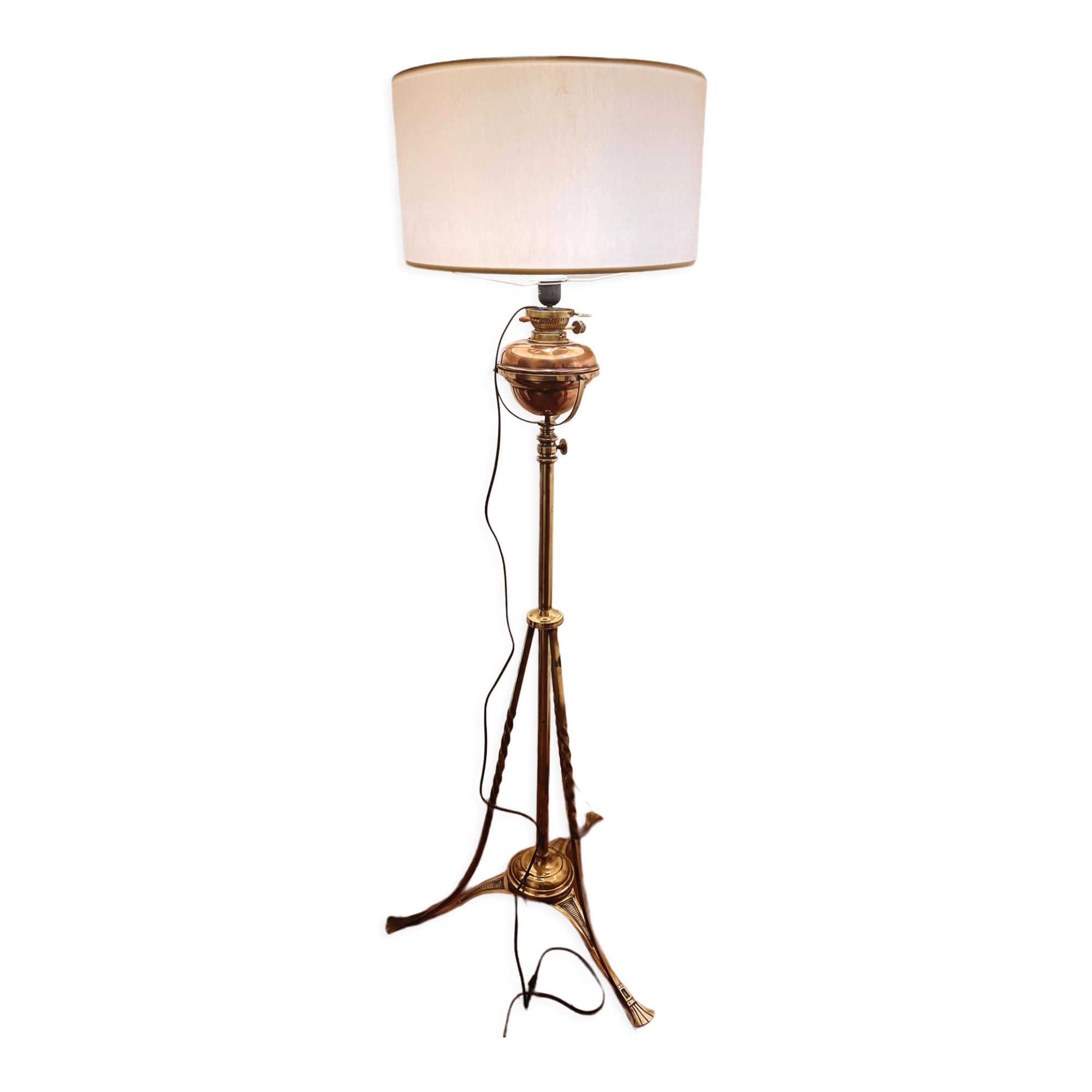 Art nouveau lamp Hinks's Boler N°2 duplex