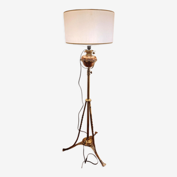 Art nouveau lamp Hinks's Boler N°2 duplex