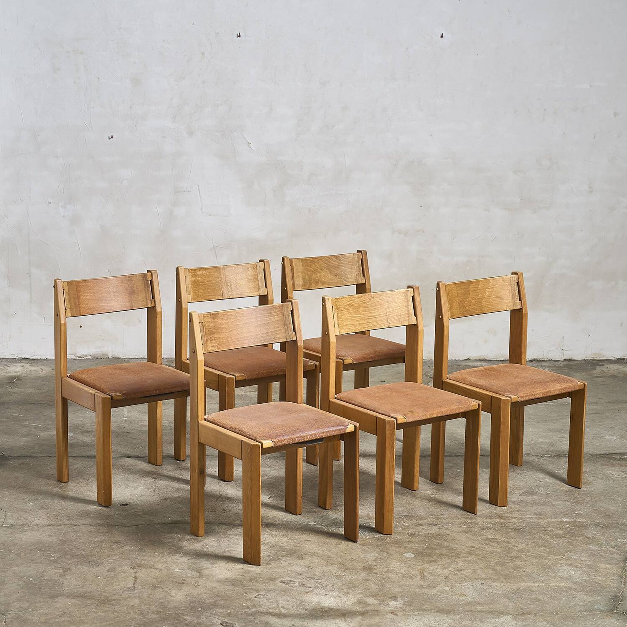 6 dining chairs by Luigi Gorgoni for Roche Bobois