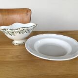 Saucers faïencerie Saint Amand