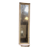Napoleon III style mirror and woodwork console in 19th century patinated wood