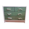Restyled wooden chest of drawers