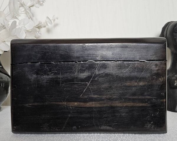 Coffret en ébène de macassar artisanal
