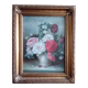 Oil on canvas, floral bouquet, signed guerin