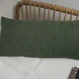 Coussin en lin ancien coloré
