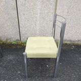6 Roche Bobois steel chairs