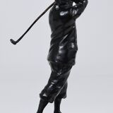 Bronze statue of the golfer Harry Vardon from the 1920s, Richard Thuss, Argentor Vienna.