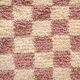 Beni Ouarain rug, old pink checkerboard
