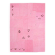 Tapis Kilim rose 7x10, 220x311 cm