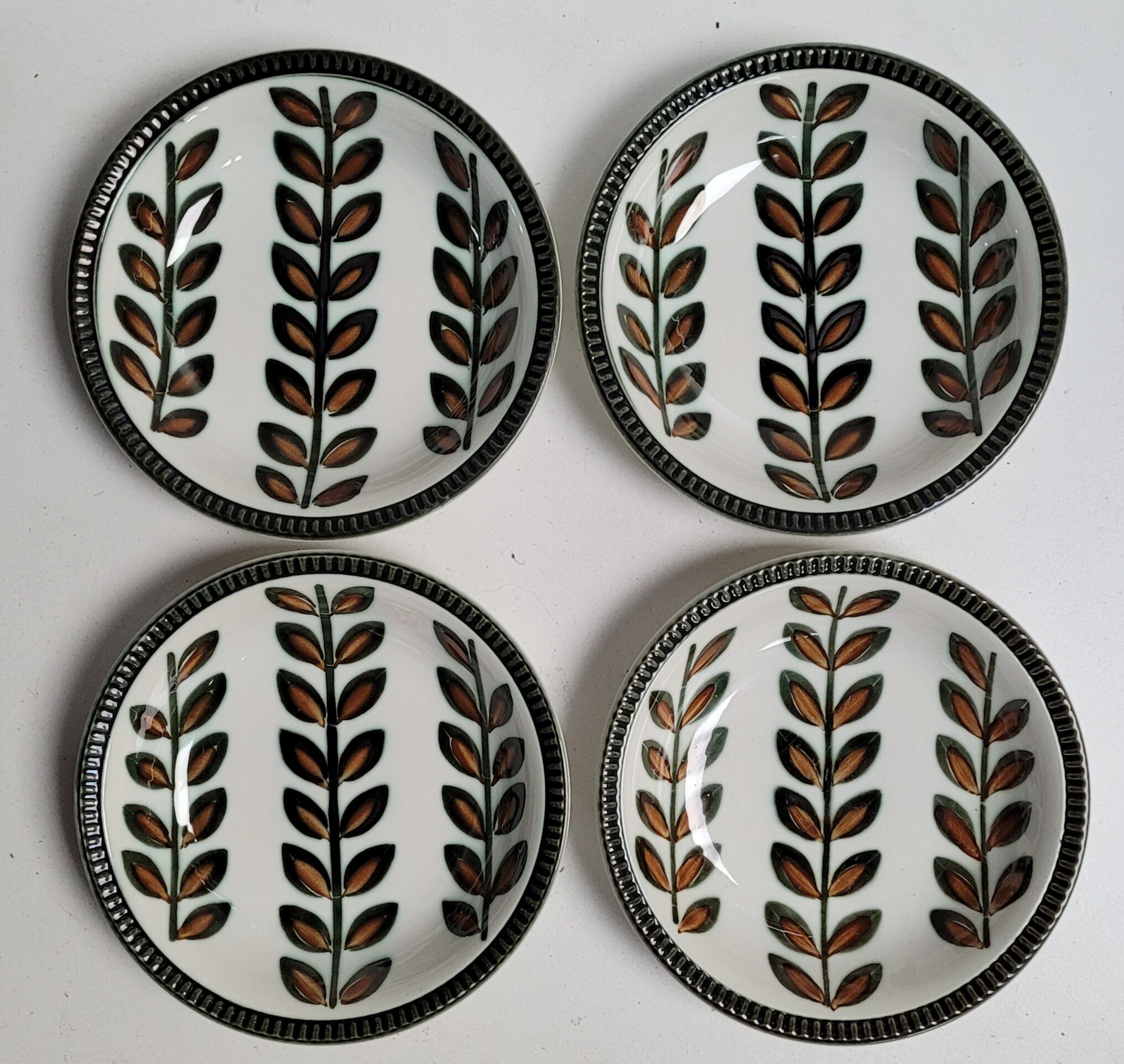 Set 4 plates Rambouillet 1966