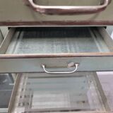 Heavy French Art Deco dentist cabinet, 1920/30s