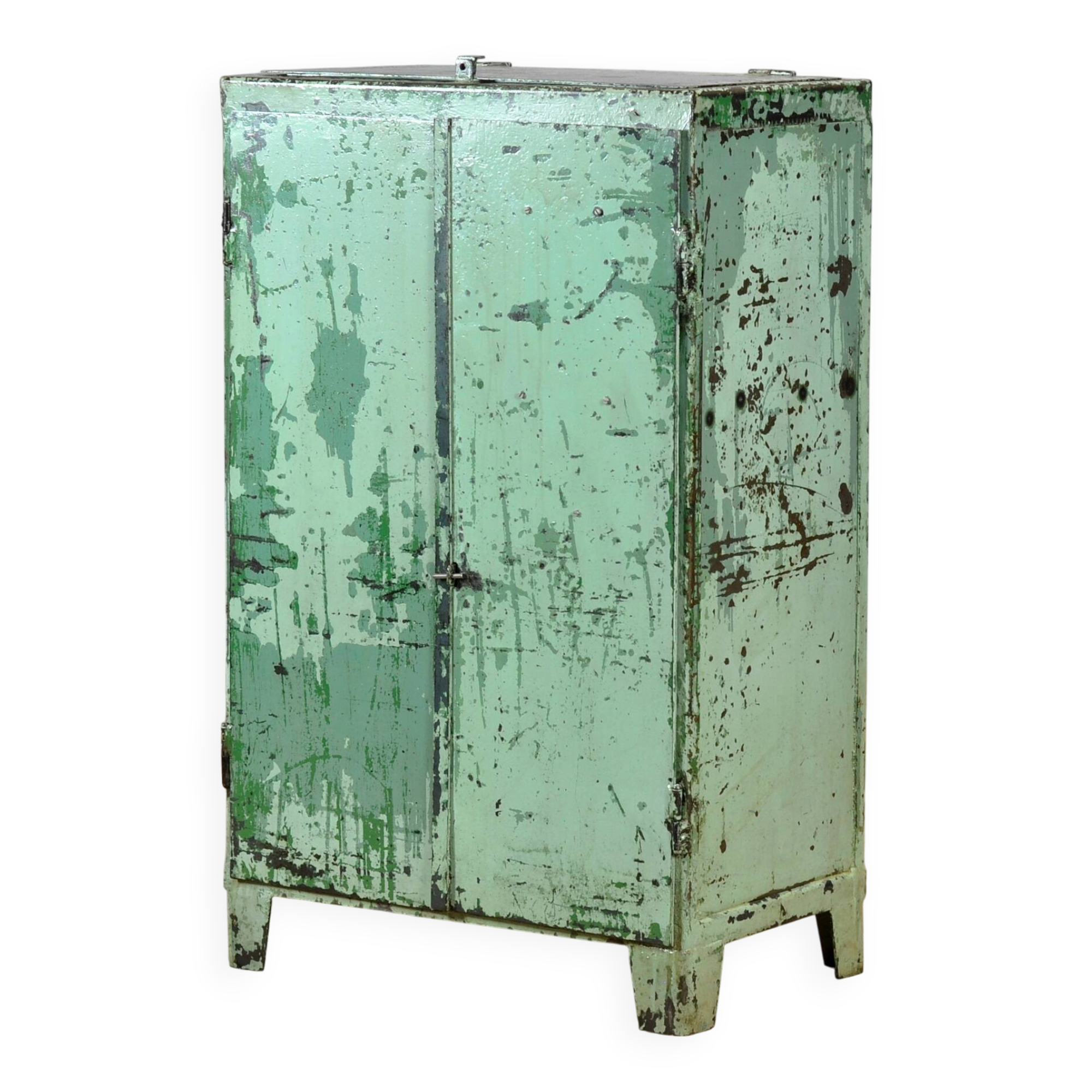 Armoire industrielle en fer, années 1970