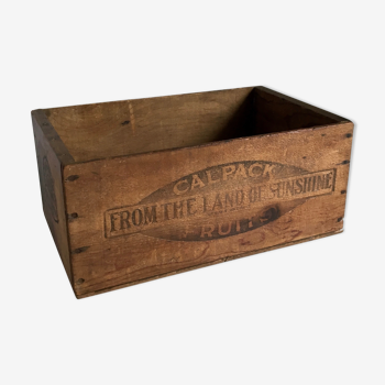 Caisse en bois boîte del Monte des années 1950