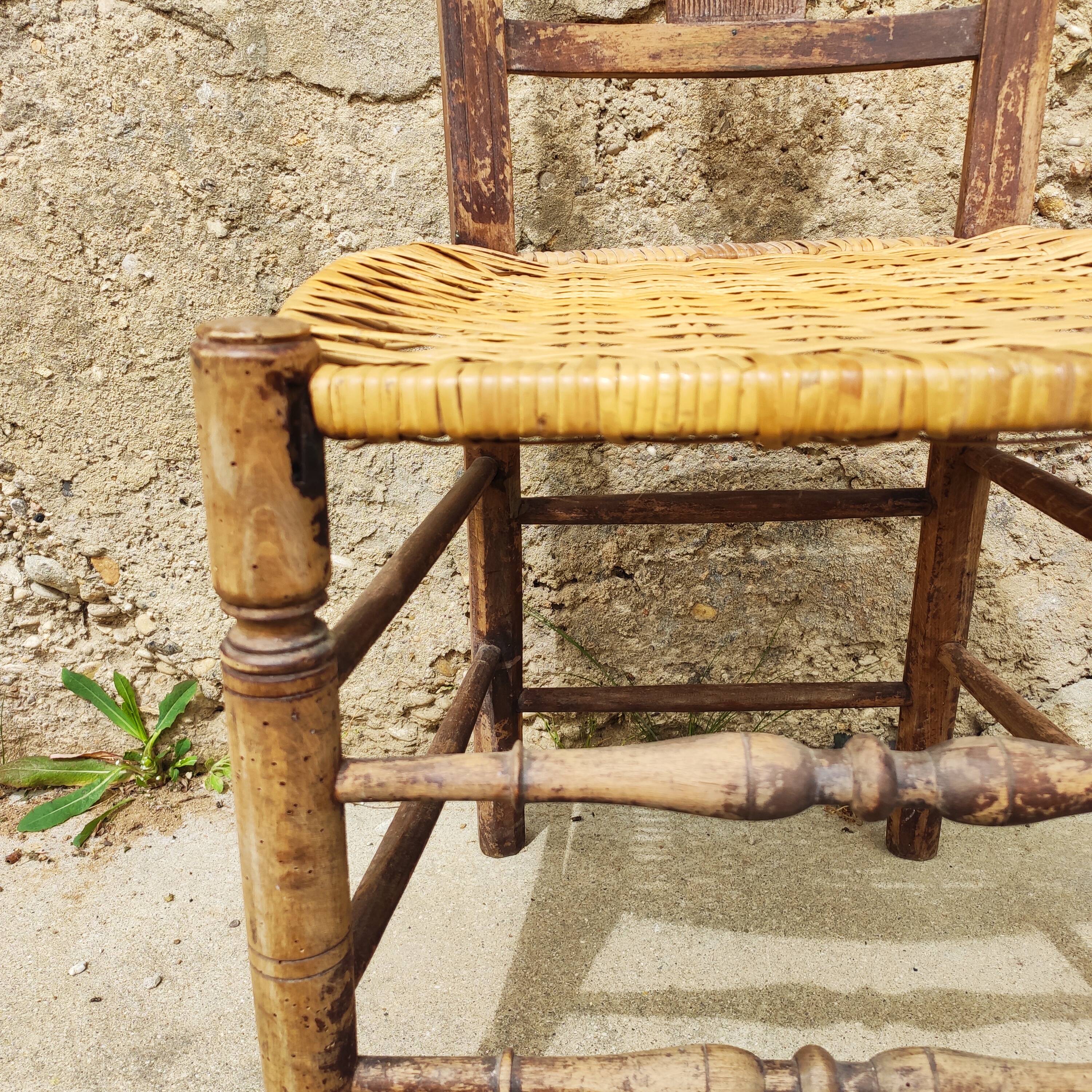 Antique patinated chair