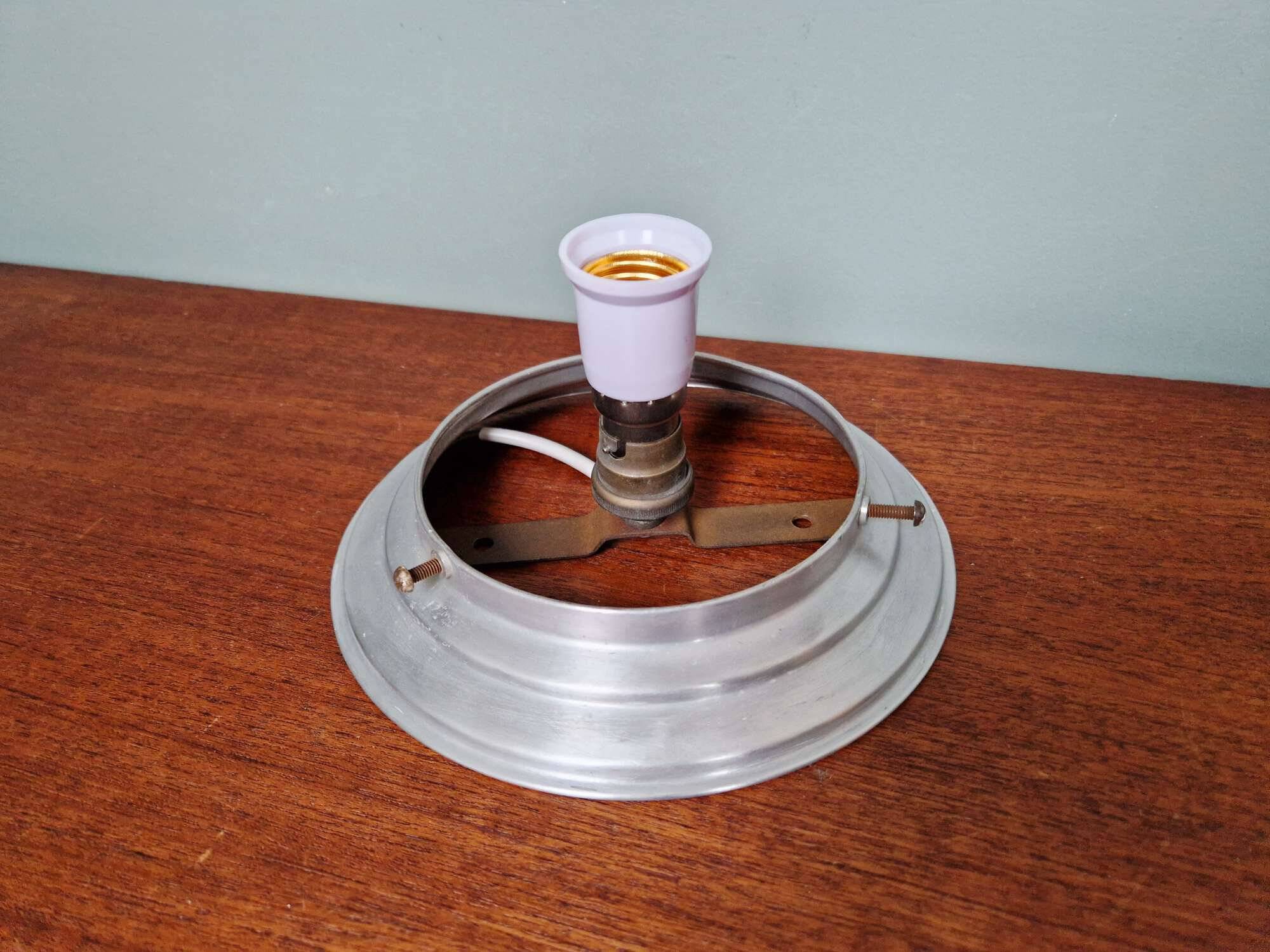 Plafonnier Art Déco en opaline blanche, années 1920-30