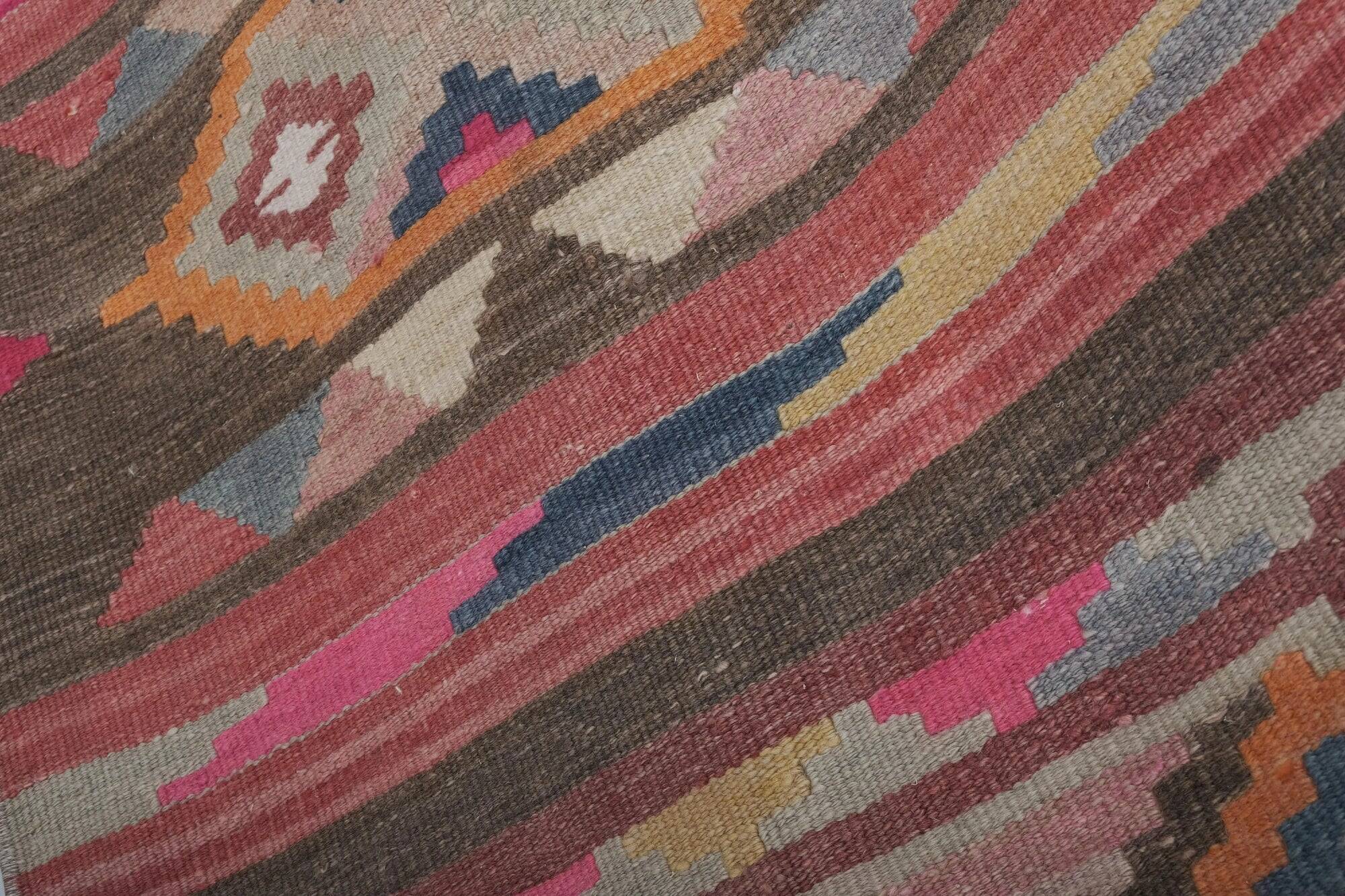 Vintage Turkish hallway rug 71x722 cm