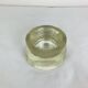 Vintage solid glass ice cube tray, ashtray