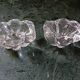 Pair of Daum crystal salt cellars
