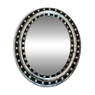 Antique Regency Irish oval mirror