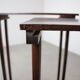 Art Deco Nesting Tables in Mahogany Veneer, 1930s, Czechoslovakia