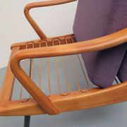 Fauteuil violet 1950