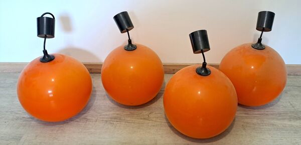 Lustre Lampe luminaire Bubble Vintage 70's