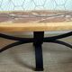 Oval coffee table/salon signed RAYNAUD - 1960s.
