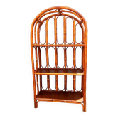 Rattan shelf