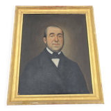 Painting Portrait of a Man – attributed to Basile Lemeunier (1852-1922), dated 18